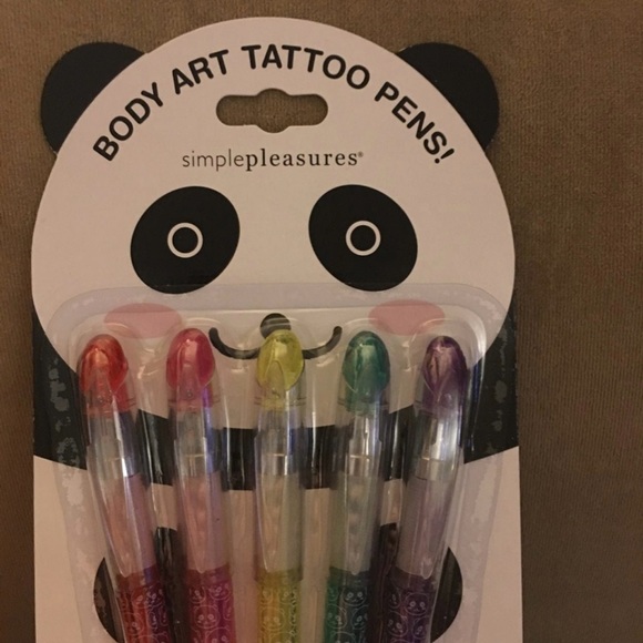 Simple Pleasures Body Art Tattoo Pens New - Picture 2 of 3